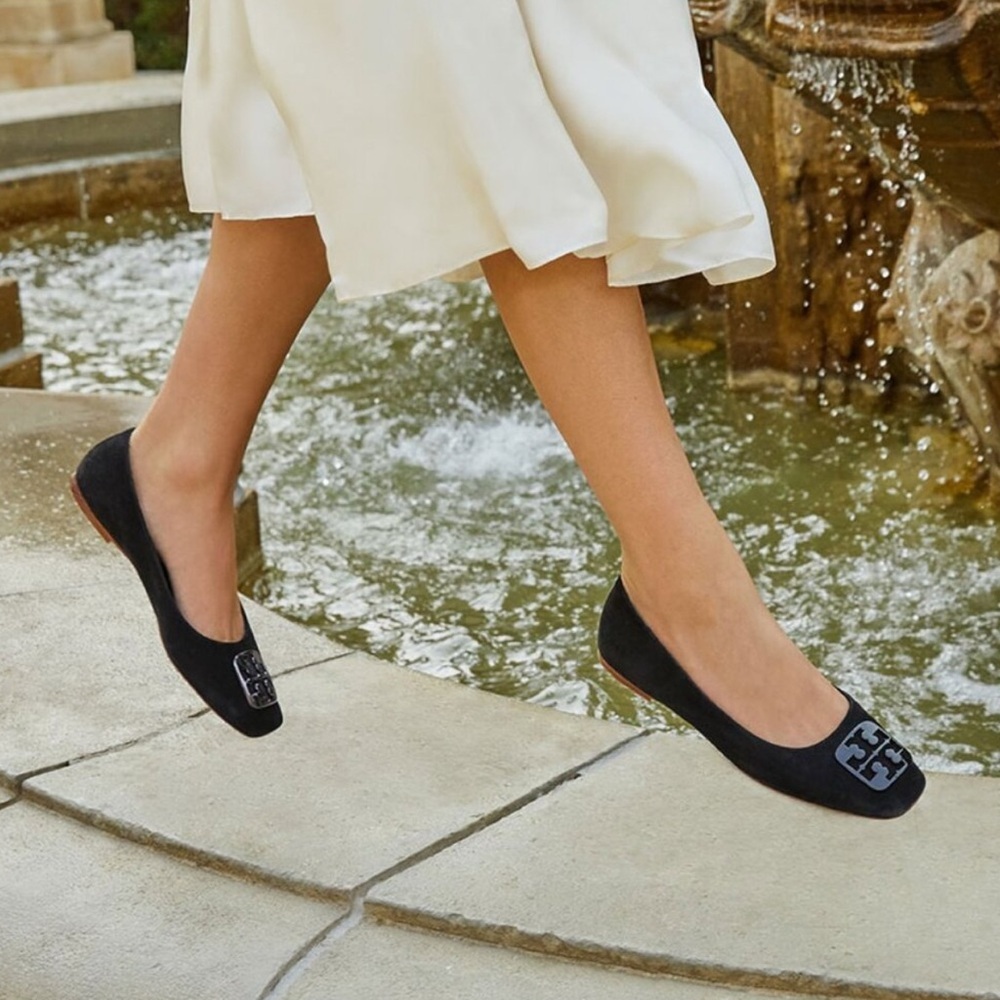 New tory burch Georgia Ballet in Perfect Black - Picture 8 of 10